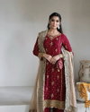 SR 1665 Heavy Faux Georgette Top With Bottom Dupatta Wholesale Price In Surat